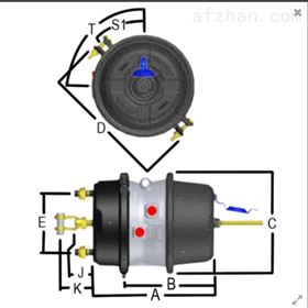 瀚德Haldex Brake组合弹簧制动器GoldSeal